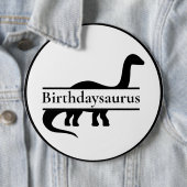 Dinosaur Birthday Button (Beispiel)