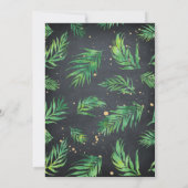 Dinosaur Birthday Einladung (Rückseite)