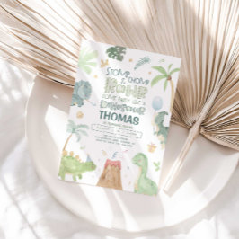 Dinosaur Birthday Einladung