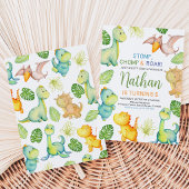 Dinosaur Birthday Einladung