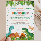 Dinosaur Birthday Einladung