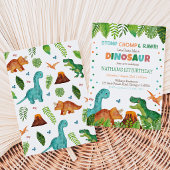 Dinosaur Birthday Einladung