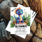 Dinosaur Birthday, Einladung