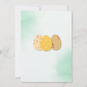 Dinosaur Birthday Einladung - Bearbeitbares Kid-Pa (Rückseite)