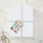 Dinosaur Birthday Einladung Geschenkanhänger (Mit Garn)