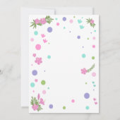 Dinosaur Birthday Einladung Party wie ein Dinosaur (Rückseite)