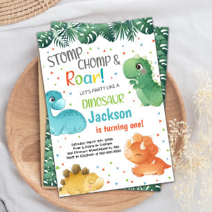 Dinosaur Birthday Einladungen