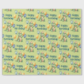 Dinosaur Birthday Geschenkpapier (Flach)