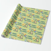 Dinosaur Birthday Geschenkpapier (Ungerollt)