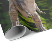 Dinosaur Birthday Jungle Jurassic World Geschenkpapier (Rolleneckpunkt)
