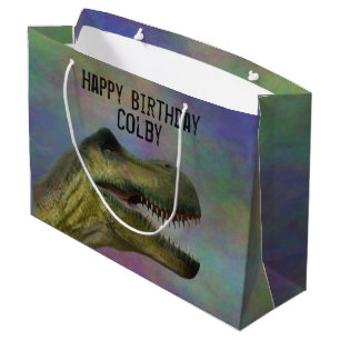 Dinosaur Birthday - Jurassic Tyrannosaurus Rex Große Geschenktüte
