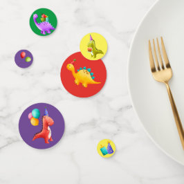 Dinosaur Birthday Konfetti