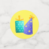 Dinosaur Birthday Konfetti (Klein Vorderseite)