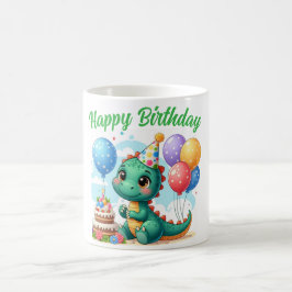 Dinosaur Birthday Mug Kaffeetasse