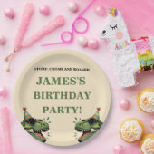 Dinosaur Birthday Paper Plate Kids Party Pappteller (Party)
