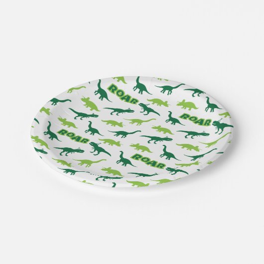 Dinosaur Birthday Paper Teller (Schrägansicht)