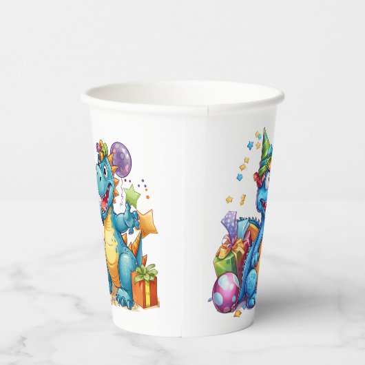 Dinosaur Birthday Pappbecher (Rechts)