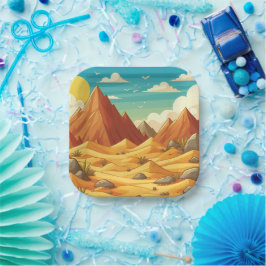 Dinosaur Birthday Pappteller