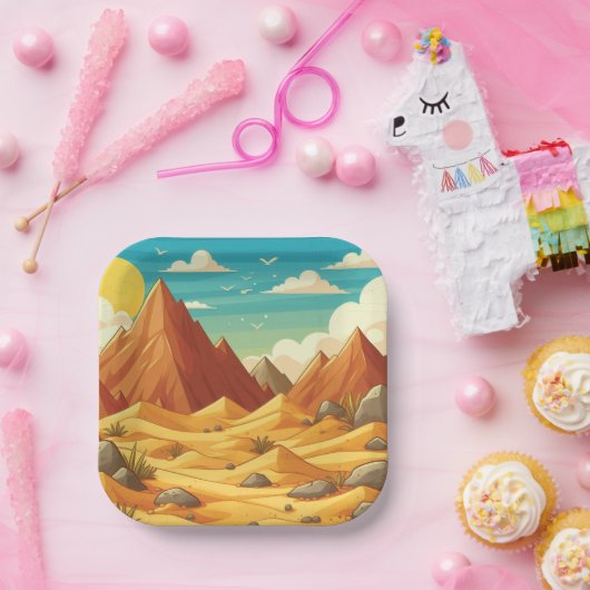 Dinosaur Birthday Pappteller (Party)