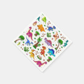 Dinosaur Birthday Party Baby Dusche Serviette (Ecke)