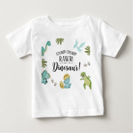Dinosaur Birthday Party Baby T-shirt