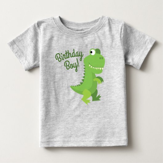 Dinosaur Birthday Party Baby T-shirt (Vorderseite)