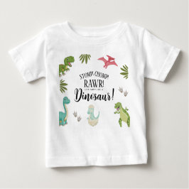 Dinosaur Birthday Party Baby T-shirt