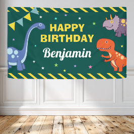 Dinosaur Birthday Party Banner