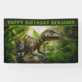 Dinosaur Birthday Party Banner (Horizontal)