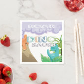 Dinosaur Birthday Party Design Serviette (Beispiel)