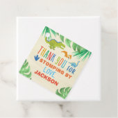 Dinosaur Birthday Party Gefallen Tags Geschenkanhänger (Beispiel)