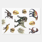 Dinosaur Birthday Party Geschenkpapier Set (Vorderseite 2)