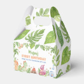 Dinosaur Birthday Party Geschenkschachtel (Rückseite)