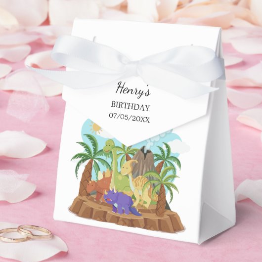 Dinosaur Birthday Party Geschenkschachtel (Hochzeit)