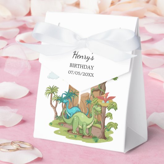 Dinosaur Birthday Party Geschenkschachtel (Hochzeit)