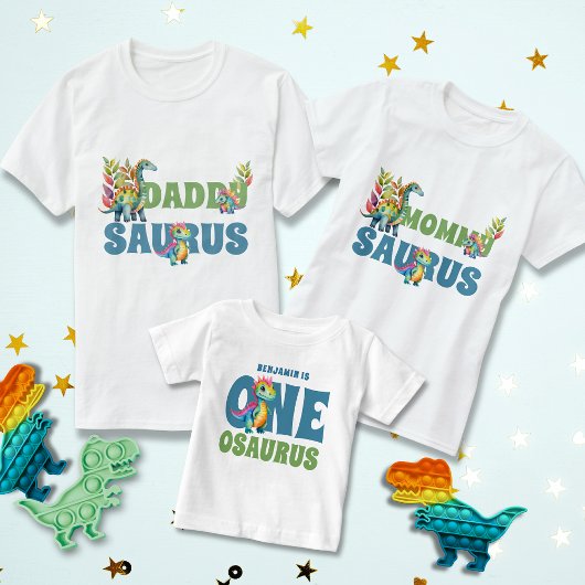 Dinosaur Birthday Party Mommy Saurus Niedlich Moth T-Shirt