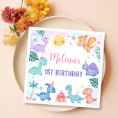 Dinosaur Birthday Party Napkins Serviette
