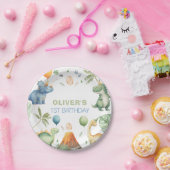 Dinosaur Birthday Party Paper Plates Pappteller (Party)