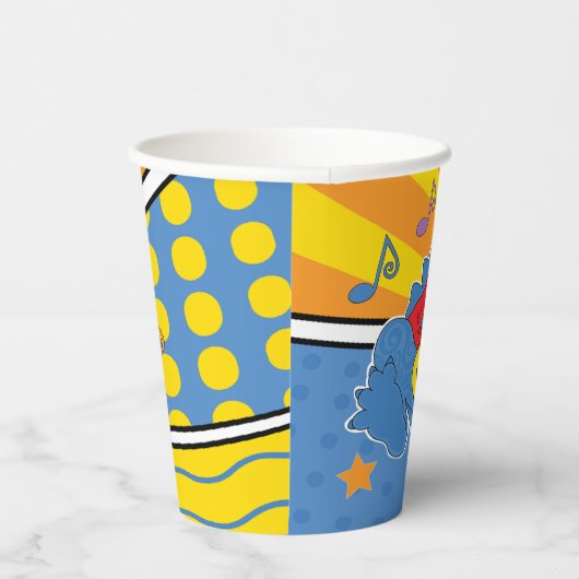 Dinosaur Birthday Party Pappbecher (Rechts)