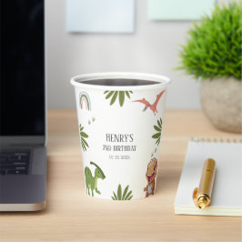 Dinosaur Birthday Party Pappbecher
