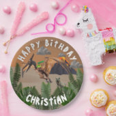 Dinosaur Birthday Party Pappteller (Party)
