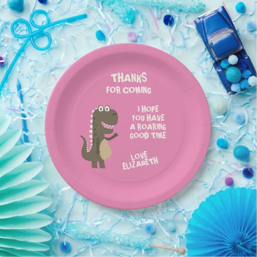 Dinosaur Birthday Party Pappteller (Party)
