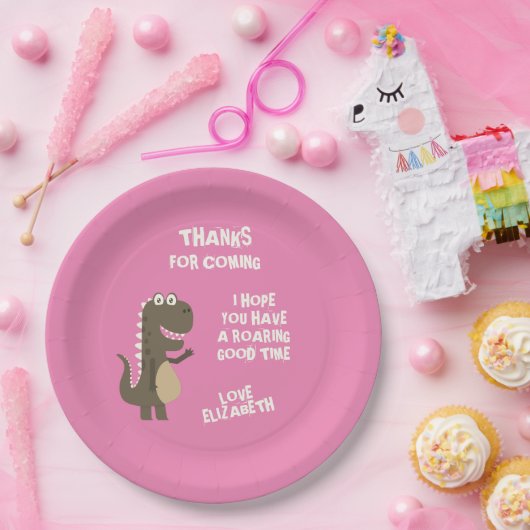 Dinosaur Birthday Party Pappteller (Party)