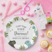 Dinosaur Birthday Party Pappteller (Party)
