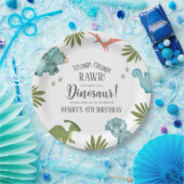 Dinosaur Birthday Party Pappteller (Party)
