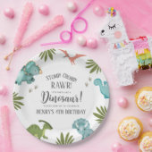 Dinosaur Birthday Party Pappteller (Party)