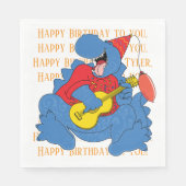 Dinosaur Birthday Party Serviette (Vorderseite)