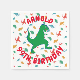 Dinosaur Birthday Party Serviette