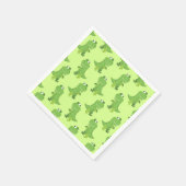 Dinosaur Birthday Party Serviette (Ecke)