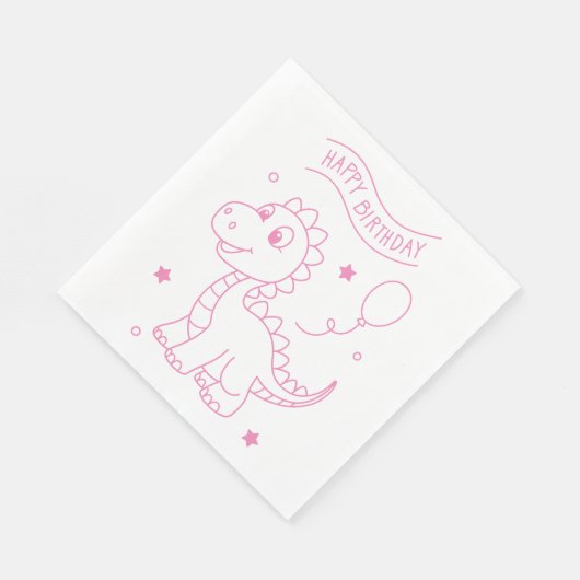 dinosaur birthday party supplies luncheon serviette (Ecke)